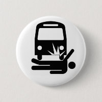 Hombre señalado debajo del autobús