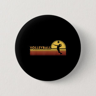 Chapa Redonda De 5 Cm Hombres de voleibol