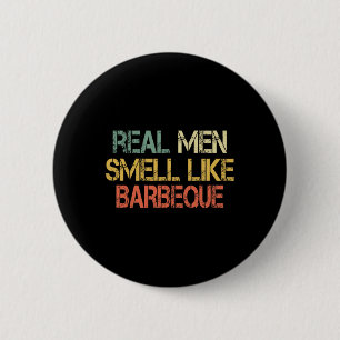 Chapa Redonda De 5 Cm Hombres Divertidos Retro Parrilla Barbacoa Huelen