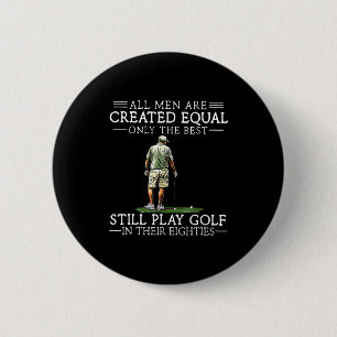 Chapa Redonda De 5 Cm Hombres Juegan Golf Ochenta Funny Golfer Golfing 