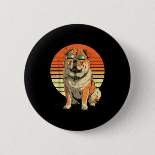 Chapa Redonda De 5 Cm Hombres mujeres orgullosos y geniales chow chow am