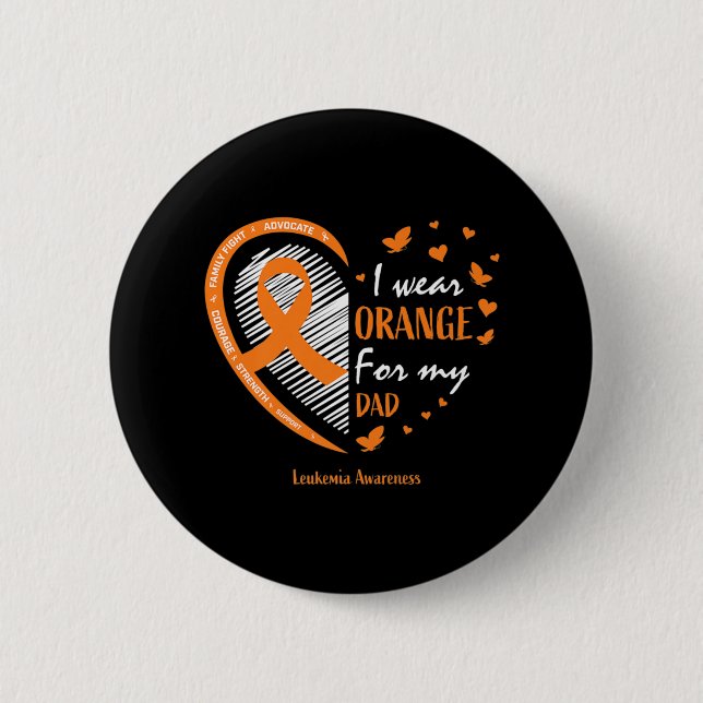 Chapa Redonda De 5 Cm Hombres Mujeres Padre Que Llevo Naranja Para La Le (Anverso)
