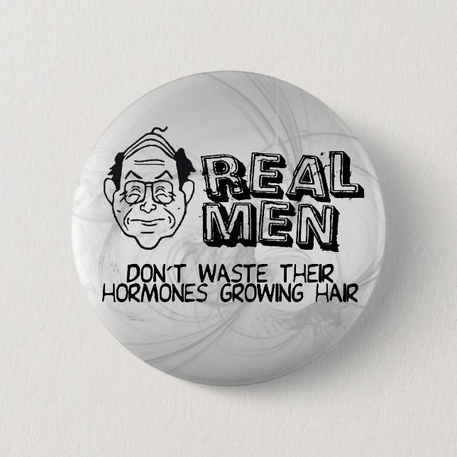 Chapa Redonda De 5 Cm Hombres reales (Anverso)