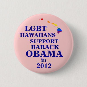 Chapa Redonda De 5 Cm Homosexuales para Obama 2012