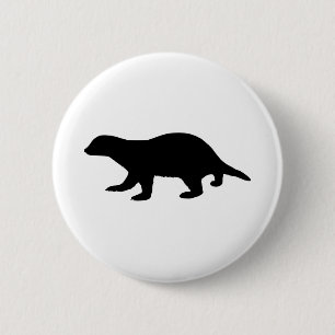 Chapa Redonda De 5 Cm Honey Badger