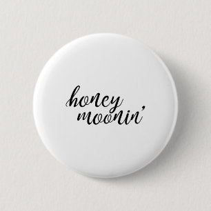 Chapa Redonda De 5 Cm Honey Moonin Brie Y Groom Honeymoon Premium _1