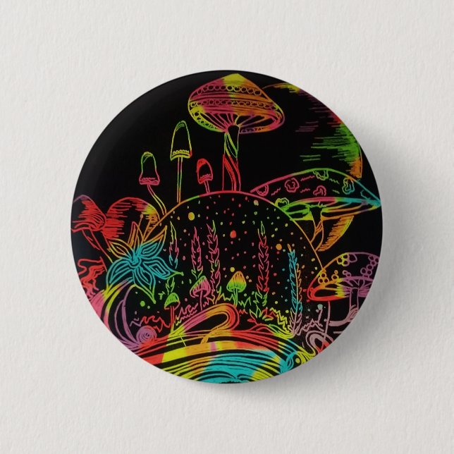 Chapa Redonda De 5 Cm Hongos micorrízicos (Anverso)