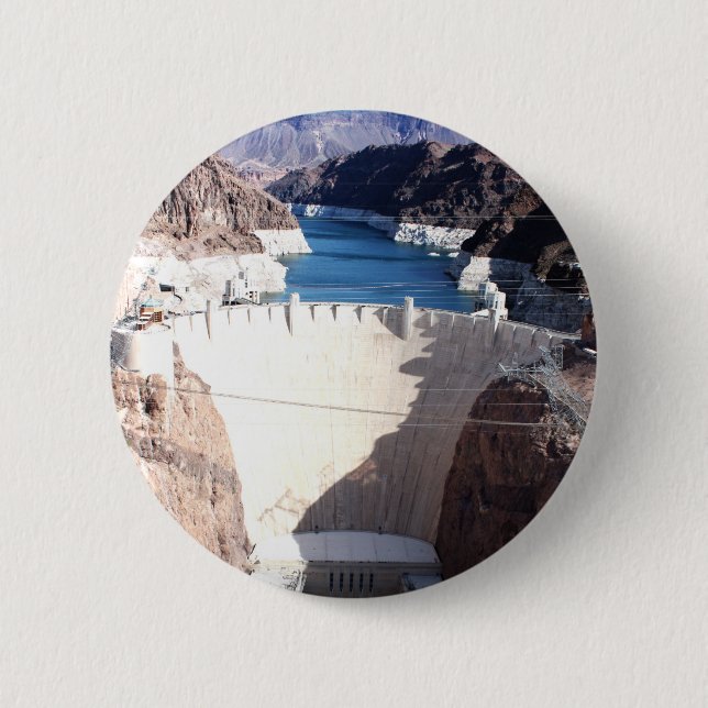 Chapa Redonda De 5 Cm Hoover Dam (Anverso)