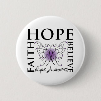 Chapa Redonda De 5 Cm Hope Belith Faith - Lupus