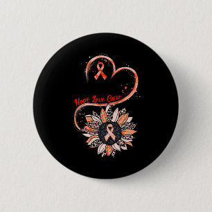 Chapa Redonda De 5 Cm Hope Love Cure Fighter Sunflower Rsd Crps Awarenes