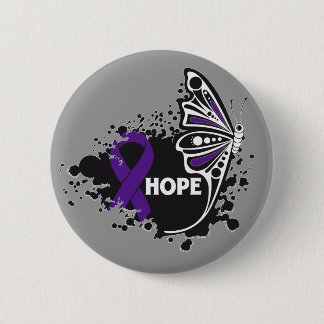 Chapa Redonda De 5 Cm Hope Lupus Butterfly