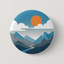 Horizonte Tranquilo | Arte de Paisaje Montañoso Mi