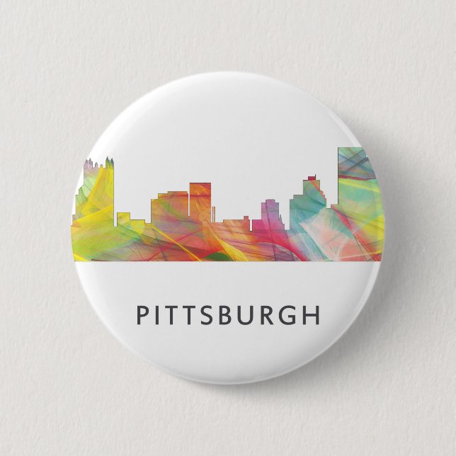 CHAPA REDONDA DE 5 CM HORIZONTE WB1- DE PITTSBURGH PENNSYLVANIA (Anverso)