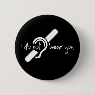 Chapa Redonda De 5 Cm Horno, torácico, doofheid, georverlies teken