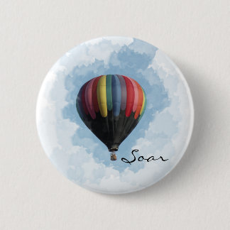 Chapa Redonda De 5 Cm Hot Air Balloon