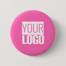 Chapa Redonda De 5 Cm  hot pink - add your  logo 