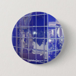 Chapa Redonda De 5 Cm Hot Springs, AR BlueTile Reflection Gifts Apparel