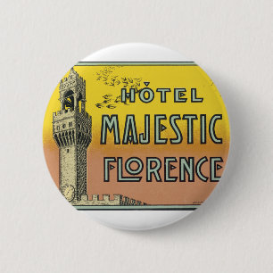 Chapa Redonda De 5 Cm Hotel Majestic Florencia