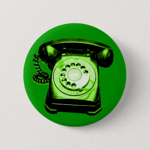 Chapa Redonda De 5 Cm Hotline Green
