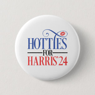Chapa Redonda De 5 Cm Hotties For Harris 2024