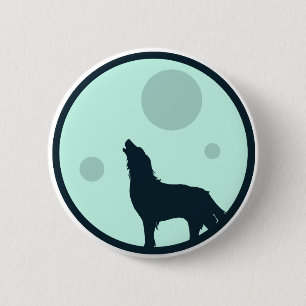 Chapa Redonda De 5 Cm Howl to the Moon