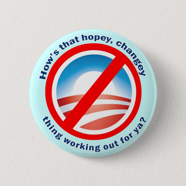 Chapa Redonda De 5 Cm ¿Hows esa cosa de Hopey Changey que se resuelve (Anverso)