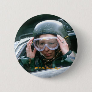 Chapa Redonda De 5 Cm HRH La Princesa Real 1985
