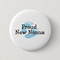 Huellas de bebé niño orgullosa nueva Nonna
