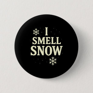 Chapa Redonda De 5 Cm Huelo Nieve Invierno Navidad Manga Larga