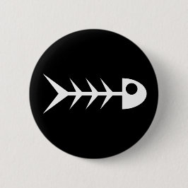 Chapa Redonda De 5 Cm Huesos de pescados