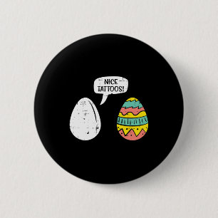 Chapa Redonda De 5 Cm Huevos de Pascua Bonitos Tattoos Caza Graciosa Hom