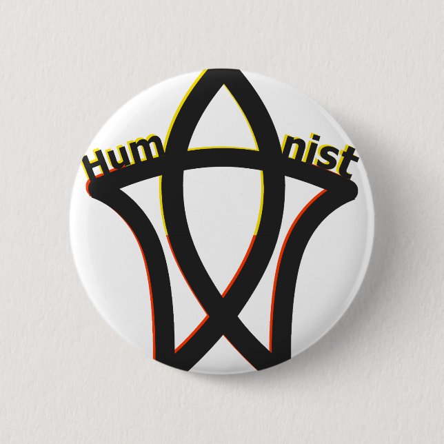 Chapa Redonda De 5 Cm Humanista (Anverso)