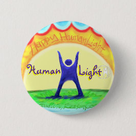 Chapa Redonda De 5 Cm HumanLight feliz