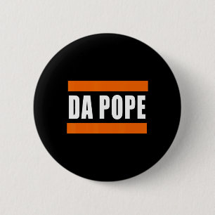 Chapa Redonda De 5 Cm Humor divertido de Chicago Da Pope