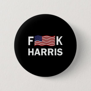 Chapa Redonda De 5 Cm Humor político de Kamala Harris Conservative Repub