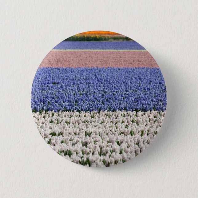 Chapa Redonda De 5 Cm Hyacinth Field (Anverso)
