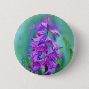 Chapa Redonda De 5 Cm Hyacinth Flower