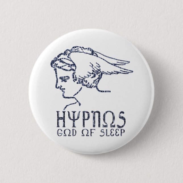 Chapa Redonda De 5 Cm Hypnos (Anverso)