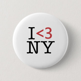 CHAPA REDONDA DE 5 CM I <3 NY