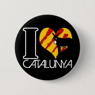 Chapa Redonda De 5 Cm I Amor Catalunya