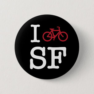 Chapa Redonda De 5 Cm I bicicleta SF (personalizado SF en bicicleta)