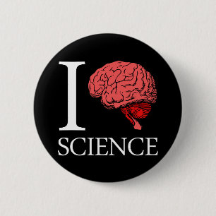 Chapa Redonda De 5 Cm I ciencia de cerebro (sé la ciencia) (la ciencia