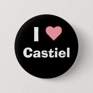 Chapa Redonda De 5 Cm I corazón Castiel