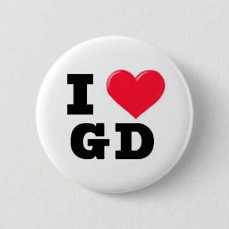 Chapa Redonda De 5 Cm i corazón GD