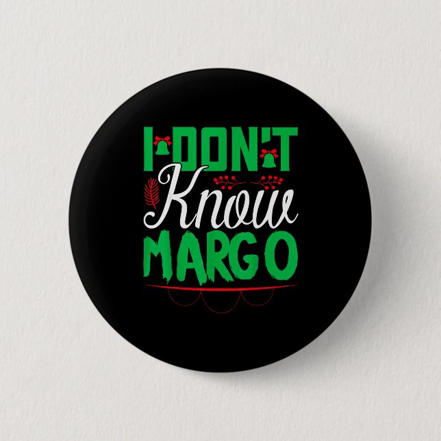 Chapa Redonda De 5 Cm I Don't Know-margo Ugly Sweater Funny Christmas Fo (Anverso)