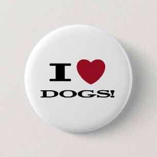 Chapa Redonda De 5 Cm I el corazón persigue las camisetas y los regalos