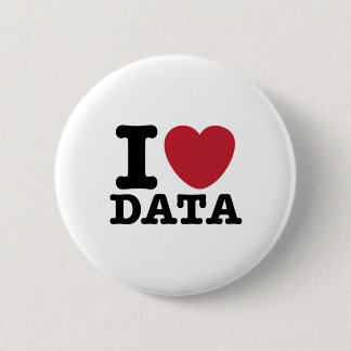 Chapa Redonda De 5 Cm I Heart Data
