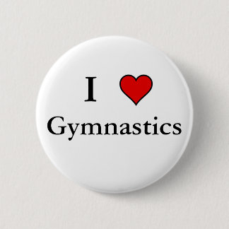 Chapa Redonda De 5 Cm I Heart Gymnastics