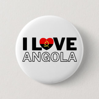 Chapa Redonda De 5 Cm I LOVE ANGOLA - For real Angolans!