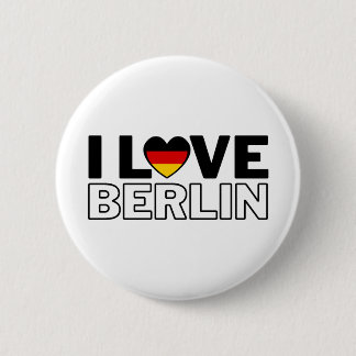 Chapa Redonda De 5 Cm I LOVE BERLIN - For real Berliners!